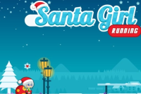 Santa Girl Running img